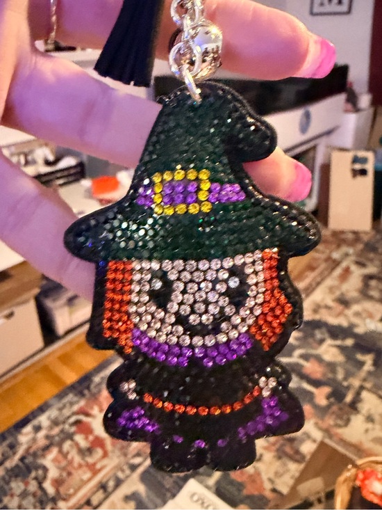 Accessories - Witch Rhinestone Key/Bag Charm NEW